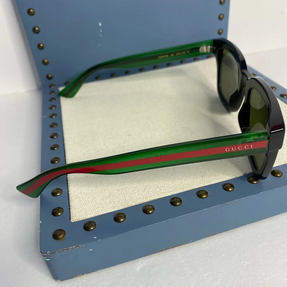 New - GUCCI MEN'S GG0057SKN 56MM SUNGLASSES